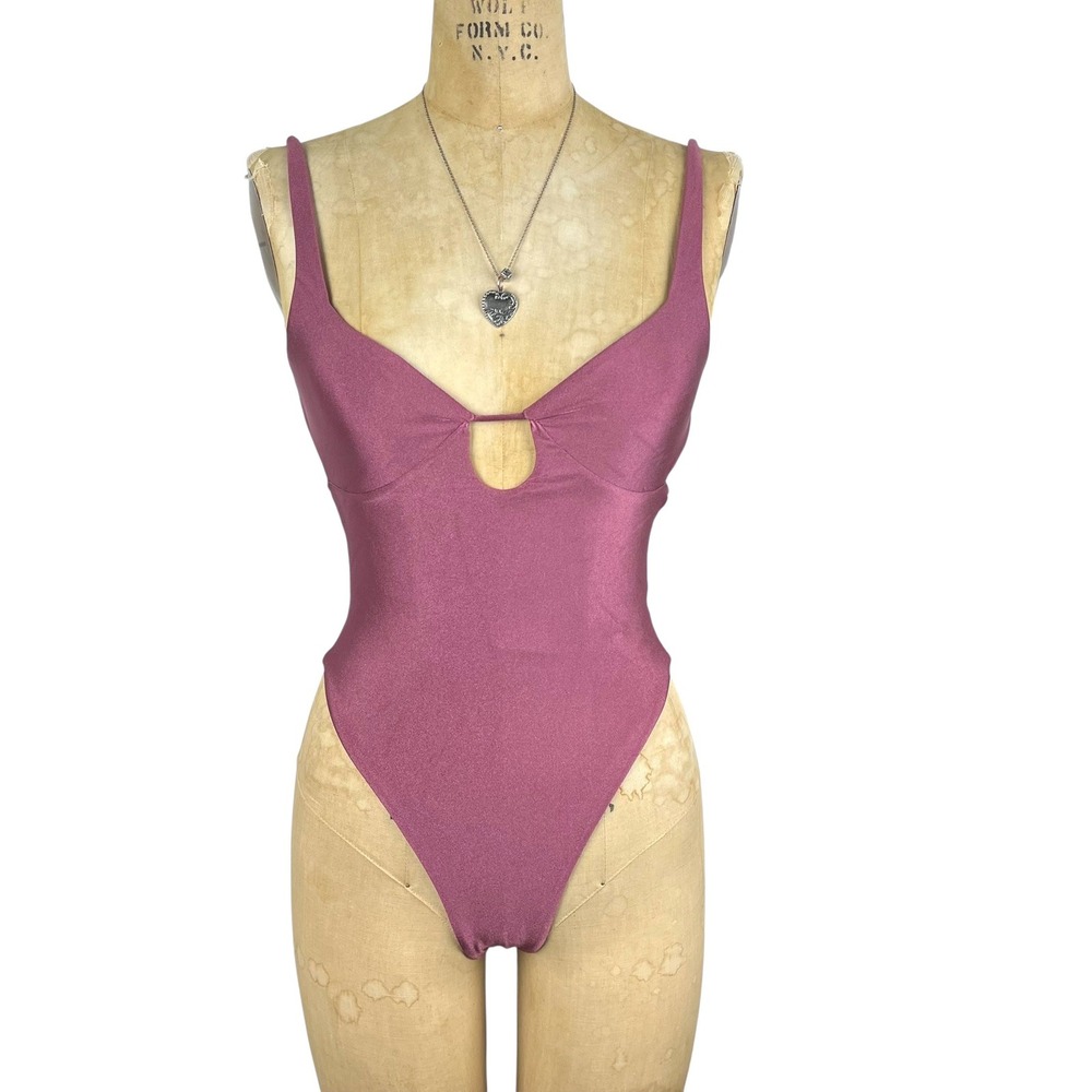 Minimalist Camila Coelho One Piece Swimsuit Cutout‎ Women XXS Modern